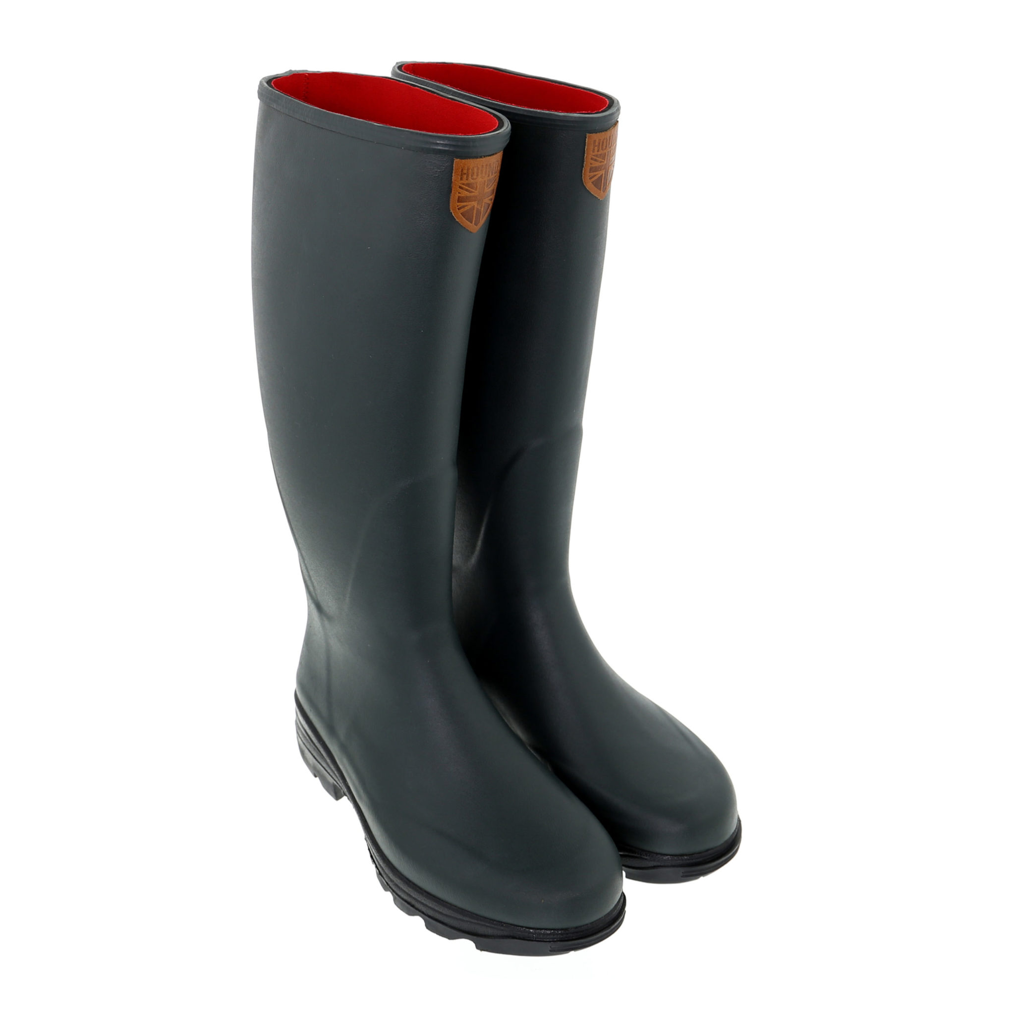 Hound Racefield 2, Neoprene, Classic, Unisex Full Welly in Forest Green