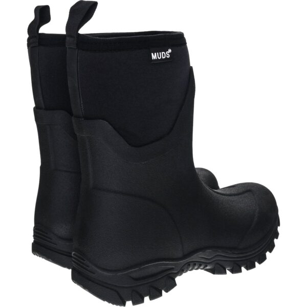 Muds Dovestone Short, Ladies Short Welly in Black - Image 2