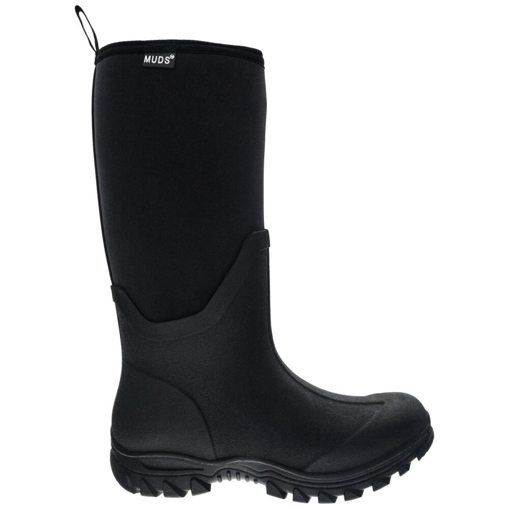 Muds Dovestone Tall, Ladies Full Welly in Black - Image 3