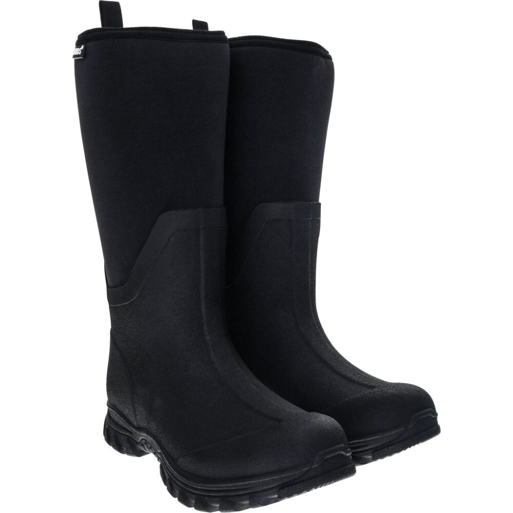 Muds Dovestone Tall, Ladies Full Welly in Black