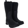 Muds Dovestone Tall, Ladies Full Welly in Black