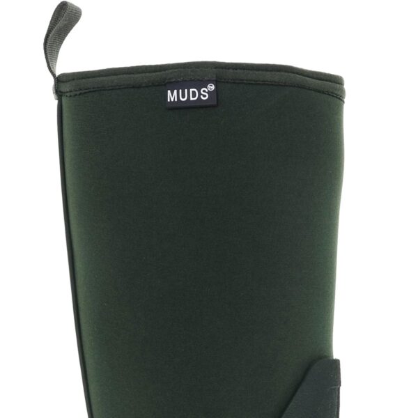 Muds Dovestone Tall, Ladies Full Welly in Forest Green & Olive - Image 4