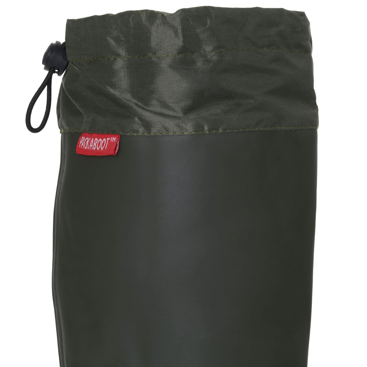 Pack a Boot Folding Welly Jersey Lined Unisex Full Welly in Khaki Wellies