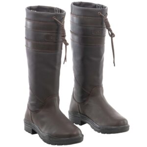 Brogini Longridge Kids, Unisex Country Boot in Brown