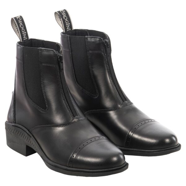 Brogini Tivoli, Unisex Ankle Boot in Black