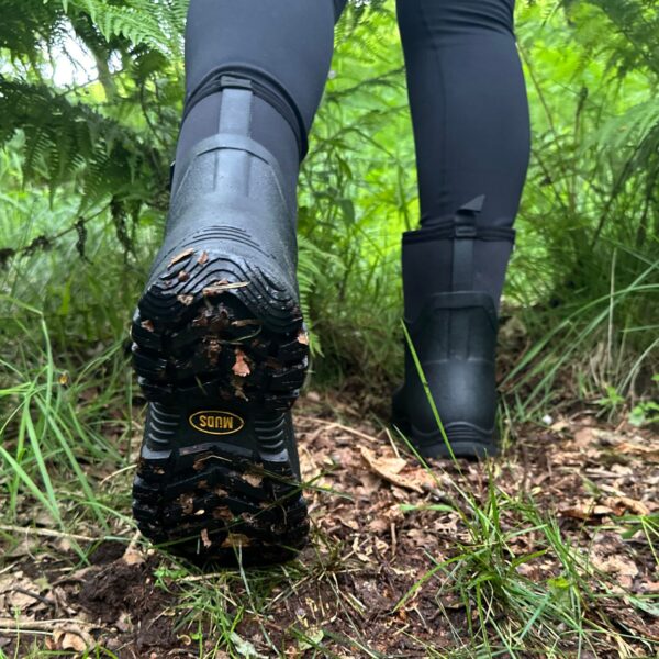 Muds Dovestone Short, Ladies Short Welly in Black - Image 9