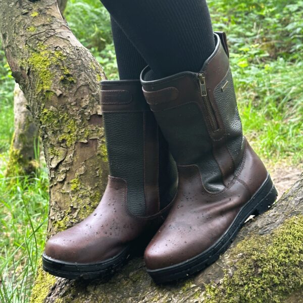 Brogini Abruzzo, Unisex Short Country Boot in Brown - Image 5