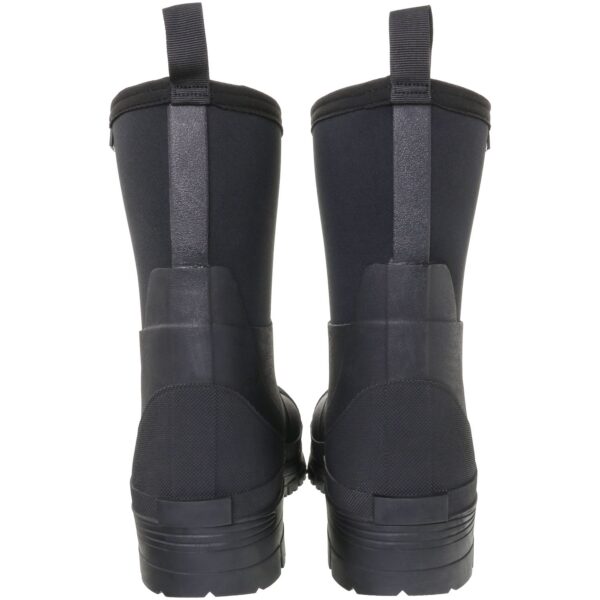 Muds Greenfield Short, Unisex Short Welly in Black - Image 4