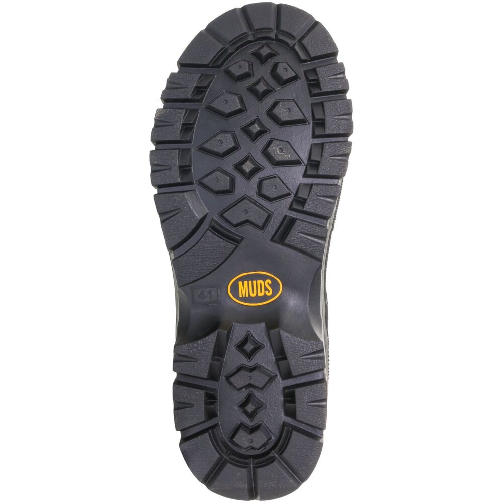 Muds Greenfield Short, Unisex Short Welly in Black - Image 5