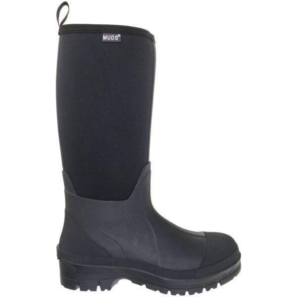 Muds Greenfield Tall, Unisex Full Welly in Black - Image 3
