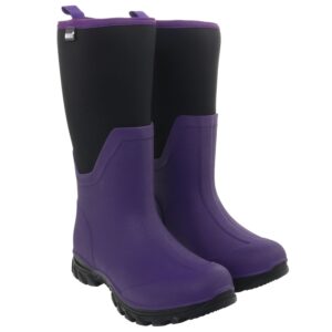 Muds Dovestone Tall, Ladies Full Welly in Purple