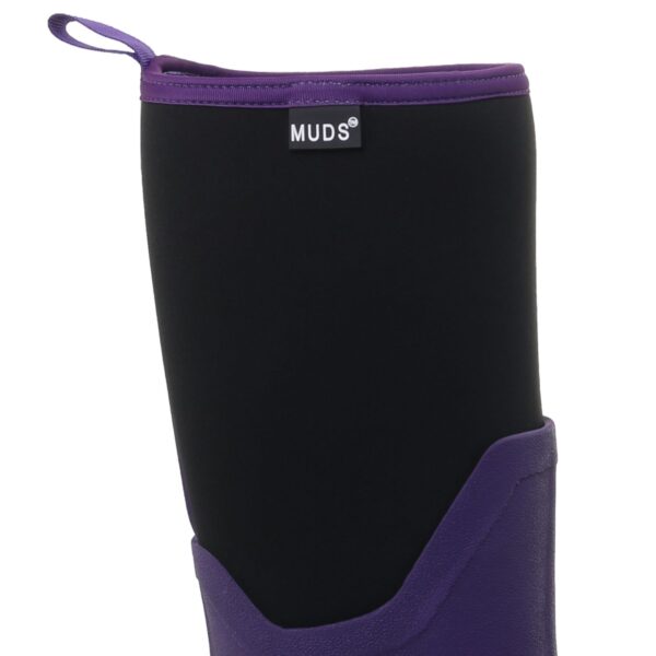 Muds Dovestone Tall, Ladies Full Welly in Purple - Image 4