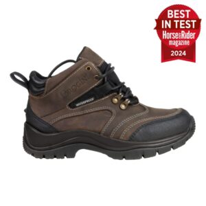 Brogini Montiere Heavy-Duty Yard Boot, Ladies Ankle Boot in Brown