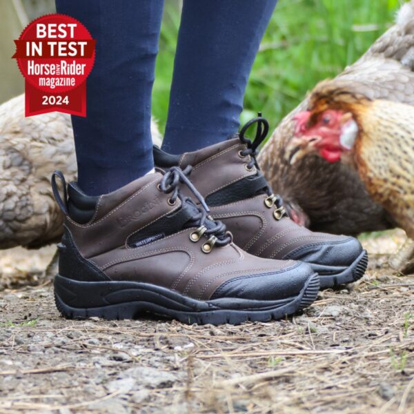 Brogini Montiere Heavy-Duty Yard Boot, Ladies Ankle Boot in Brown - Image 2