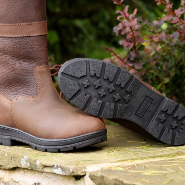 Brogini Pembroke - Standard Calf, Ladies Country Boot in Brown - Image 4