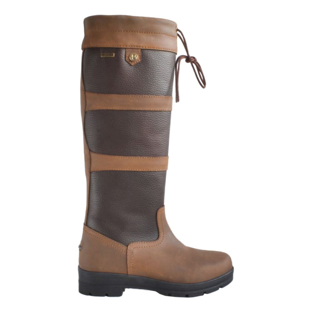 Brogini Pembroke - Wide Calf, Ladies Country Boot in Brown