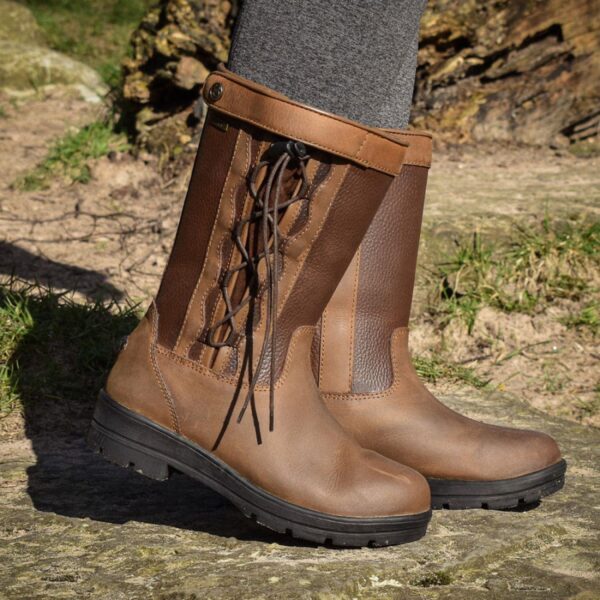 Brogini Tetbury, Ladies Country Boot in Brown - Image 2