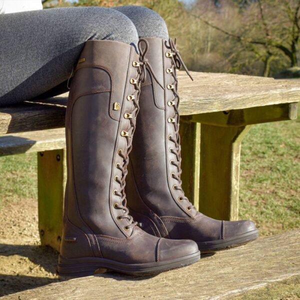 Brogini Scafel Roamer, Ladies Country Boot in Brown - Image 2