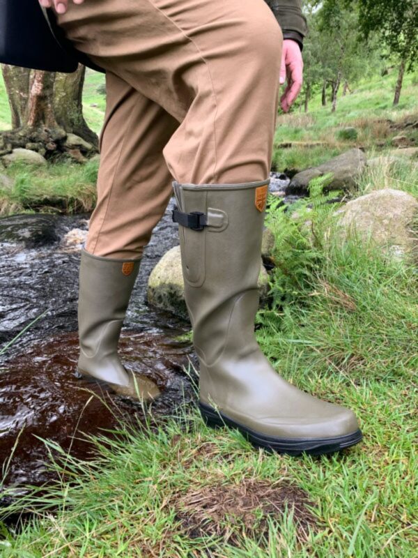 Racefield Racefield 2, Neoprene, Adjustable Calf, Unisex Full Welly in Highland Green - Image 5