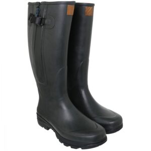 Racefield Racefield 2, Neoprene, Zipped, Unisex Full Welly in Forest Green