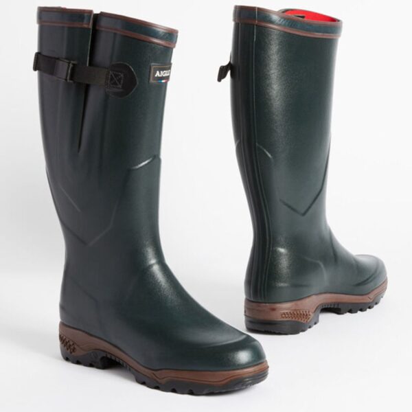 Aigle Parcours 2 Iso, Unisex Full Welly in Bronze - Image 4