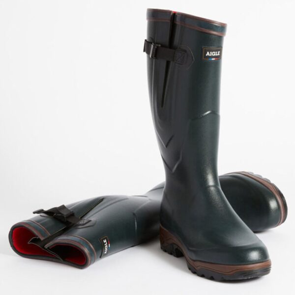 Aigle Parcours 2 Iso, Unisex Full Welly in Bronze - Image 6
