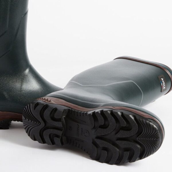 Aigle Parcours 2 Iso, Unisex Full Welly in Bronze - Image 7