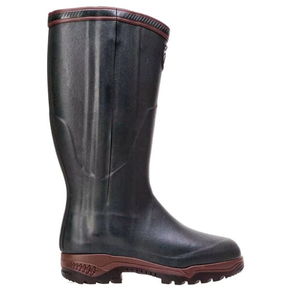 Aigle Parcours 2 Iso Open, Mens Full Welly in Bronze - Image 2