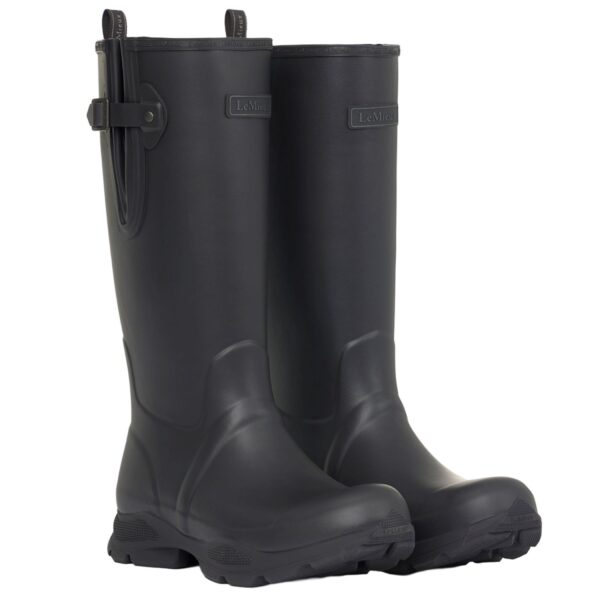 LeMieux Ultra Stride, Mens Full Welly in Black