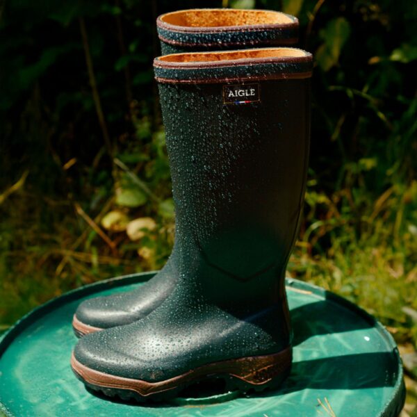 Aigle Parcours 2, Unisex Full Welly in Bronze - Image 2