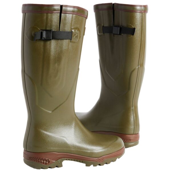 Aigle Parcours 2 Iso , Unisex Full Welly in Khaki