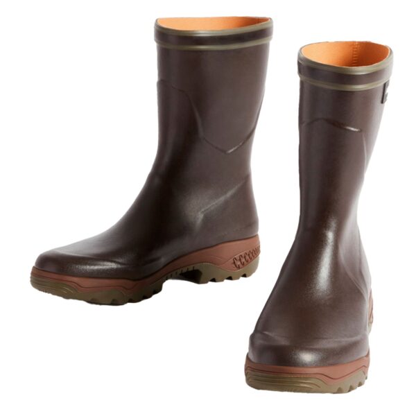 Aigle Parcours 2 Bottillon, Unisex Short Welly in Brown