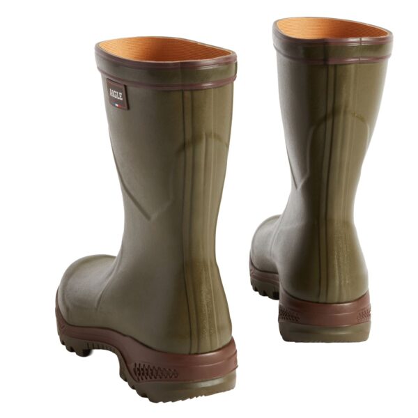 Aigle Parcours 2 Bottillon, Unisex Short Welly in Khaki - Image 4