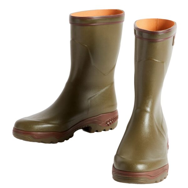 Aigle Parcours 2 Bottillon, Unisex Short Welly in Khaki