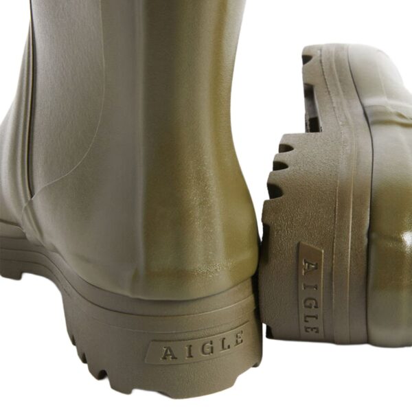 Aigle Chambord Pro 2, Mens Full Welly in Khaki - Image 3