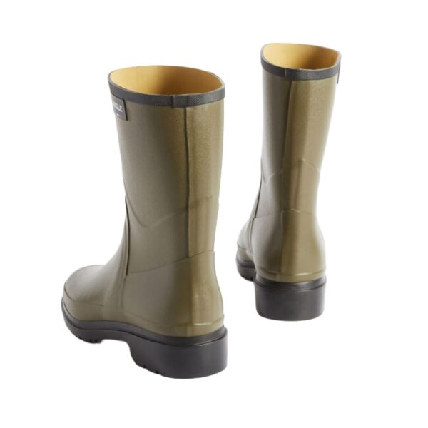 Aigle Bison 2, Mens Short Welly in Khaki - Image 4