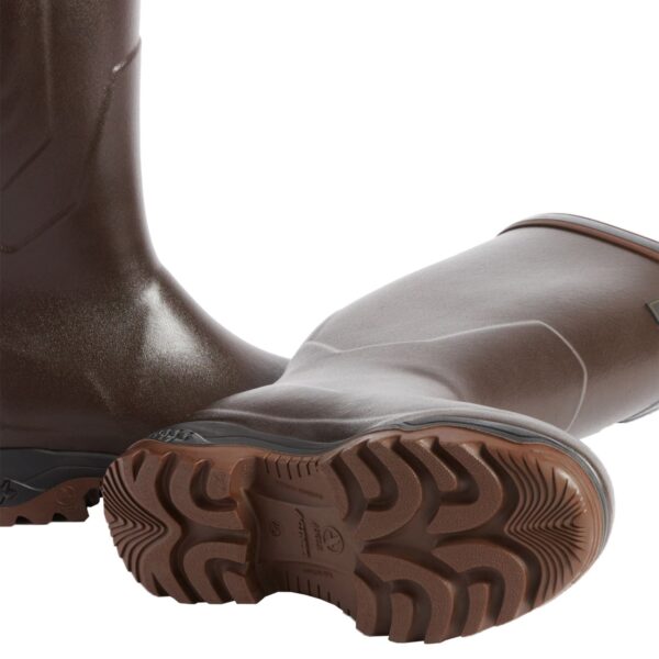Aigle Parcours 2 Iso, Unisex Full Welly in Brown - Image 4