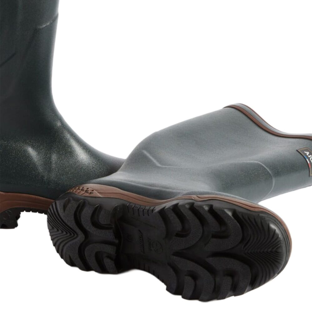 Aigle Parcours 2 Vario, Unisex Full Welly in Bronze - Image 4