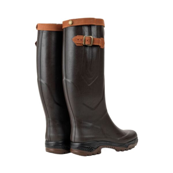 Aigle Parcours 2 Signature, Unisex Full Welly in Brown - Image 3
