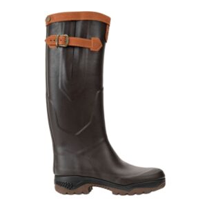 Aigle Parcours 2 Signature, Unisex Full Welly in Brown