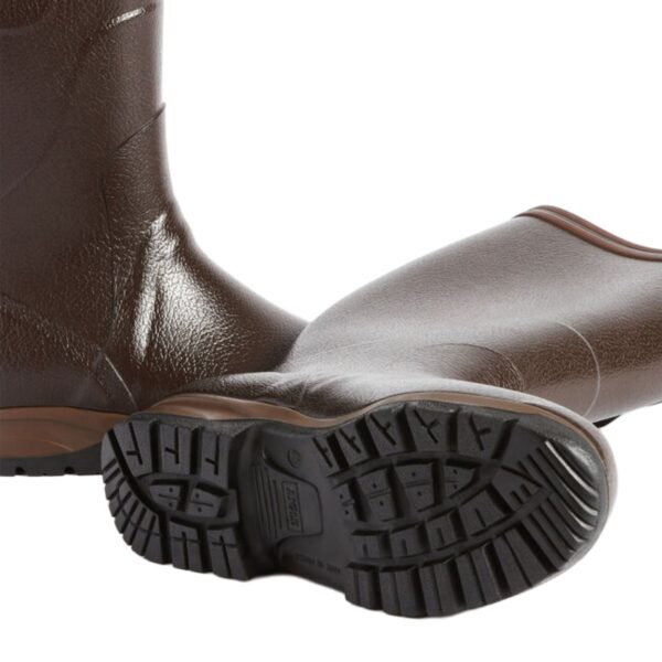 Aigle Terra Pro Vario, Mens Full Welly in Brown - Image 4