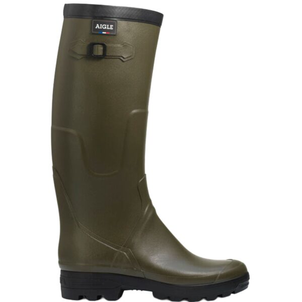Aigle Benyl M, Unisex Full Welly in Khaki
