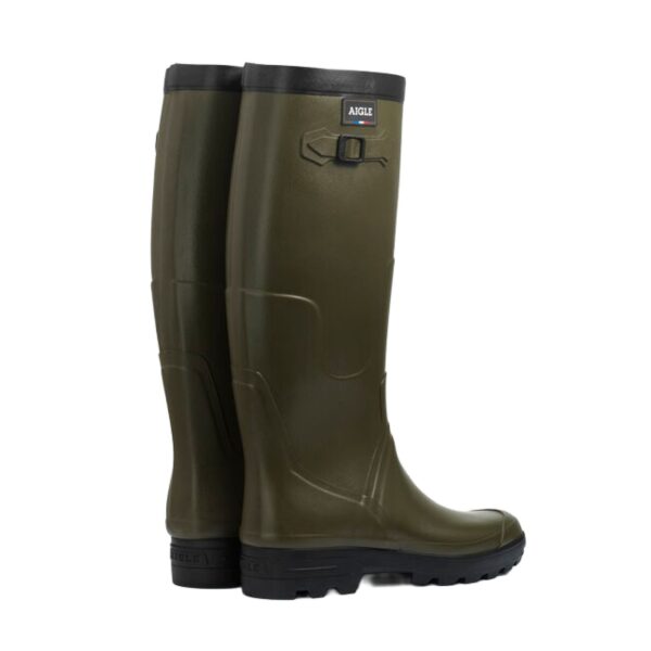 Aigle Benyl XL, Unisex Full Welly in Khaki - Image 2