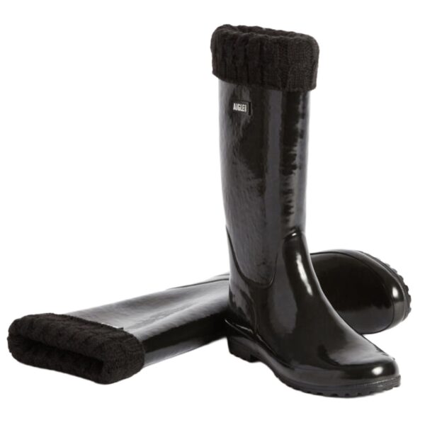 Aigle Eliosa Winter, Ladies Full Welly in Black