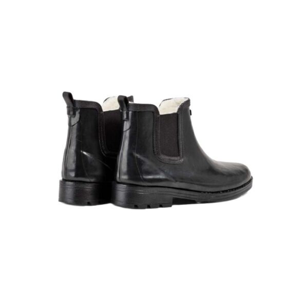 Aigle Carville Fur, Ladies Ankle Boot in Black - Image 2