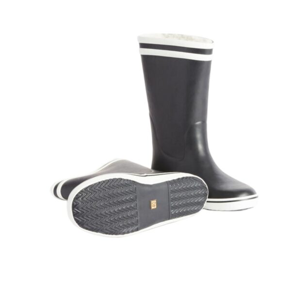 Aigle Malouine Fur, Ladies Short Welly in Marine - Image 5