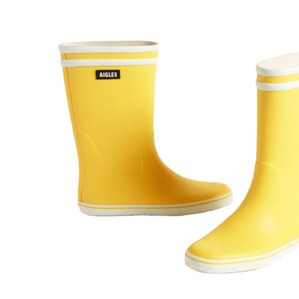 Aigle Malouine, Ladies Short Welly in Yellow