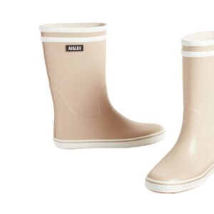 Aigle Malouine, Ladies Short Welly in Sand
