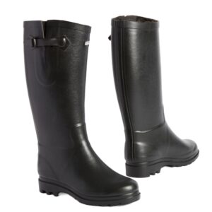 Alternative view of Aigle Aiglentine Fur, Ladies Full Welly in Black
