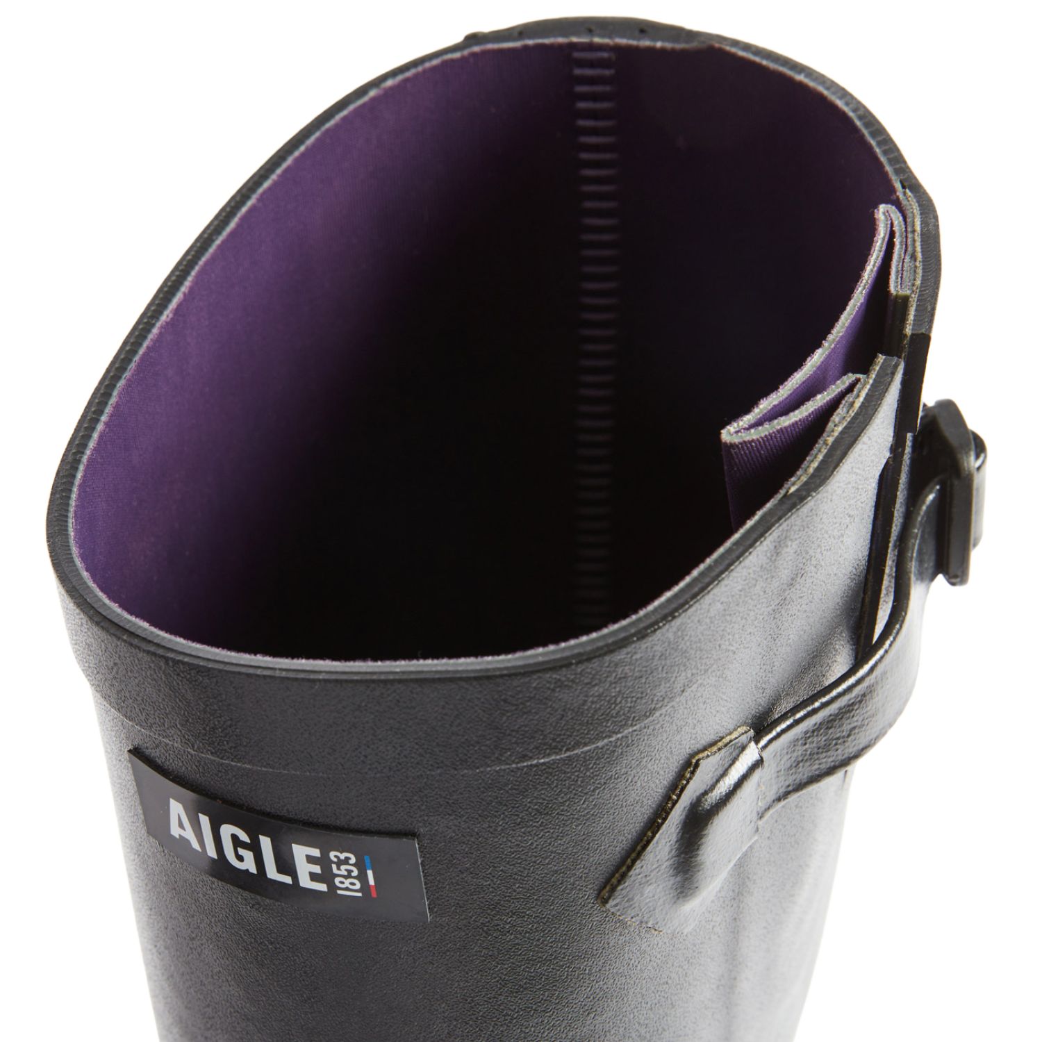 Aigle Aiglentine, Ladies Full Welly in Black - Image 5